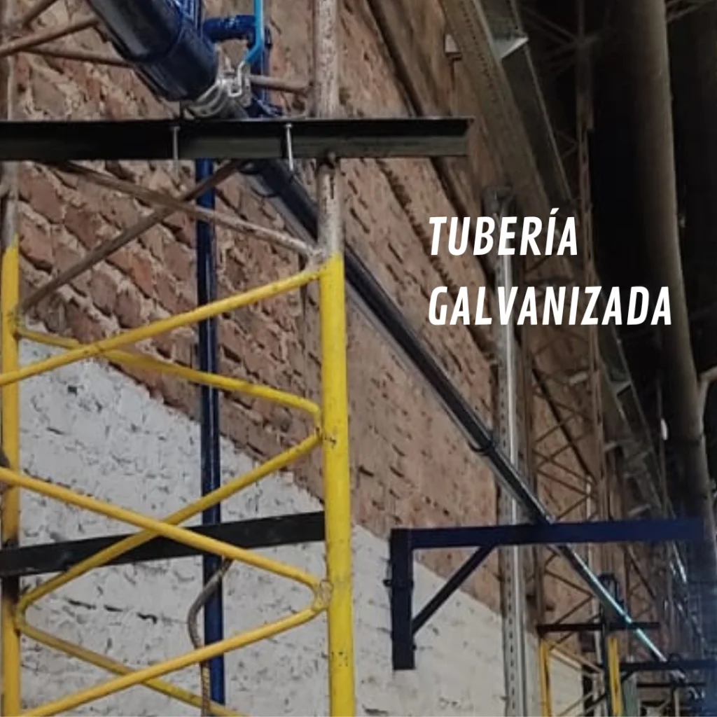 Instalación de red de aire en fábrica de aberturas. 2