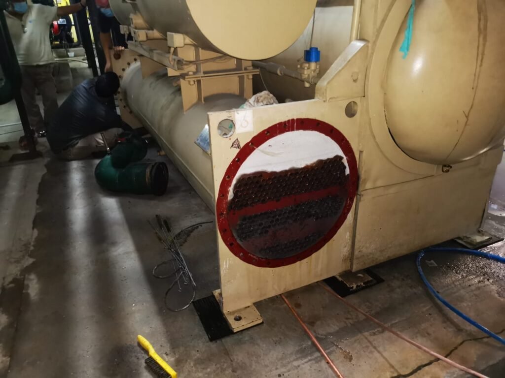 Limpieza chiller Rosario Planta de tratamiento de agua y reparación de chiller