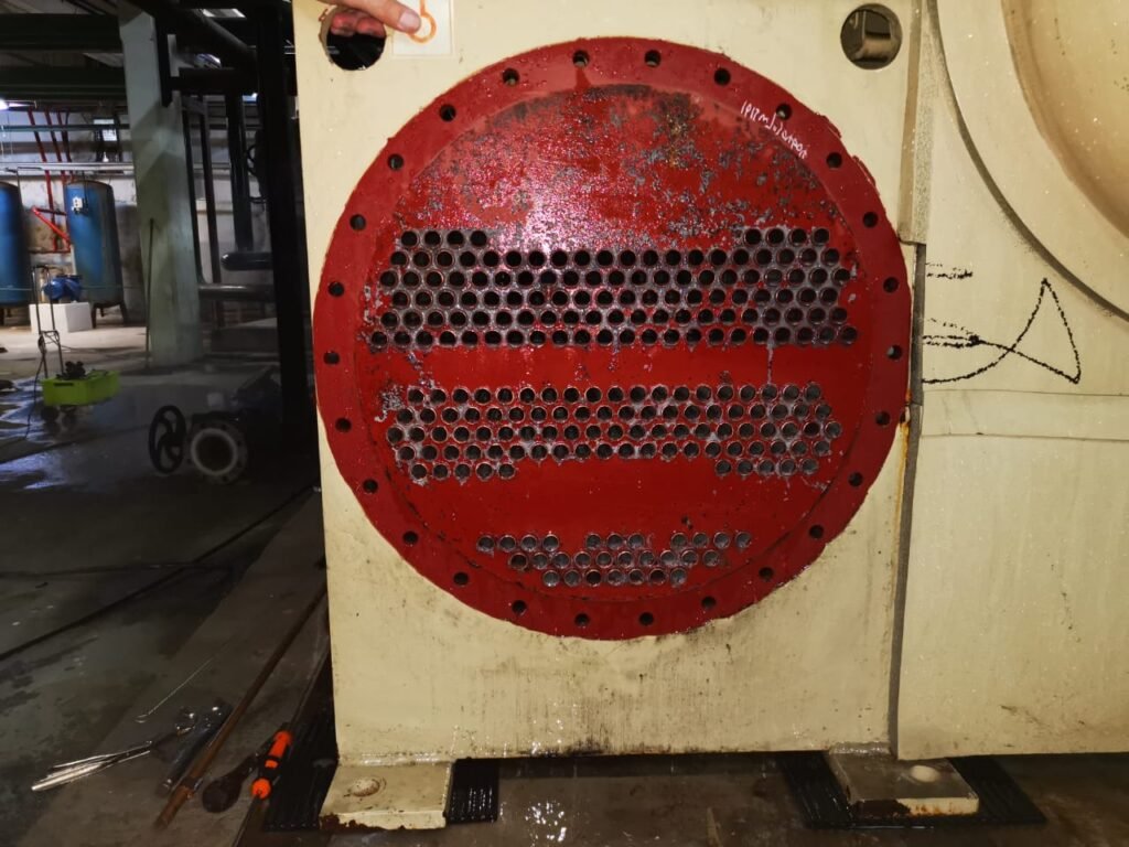 Mantenimiento y puesta a punto sistema de frito Planta de tratamiento de agua y reparación de chiller