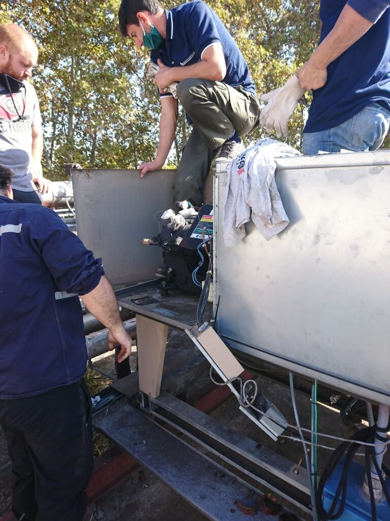 chiller Planta de tratamiento de agua y reparación de chiller