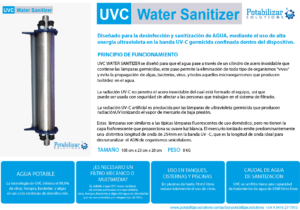 tratamiento con radiación UVC para la calidad del agua