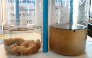 Floculación proceso de agua
