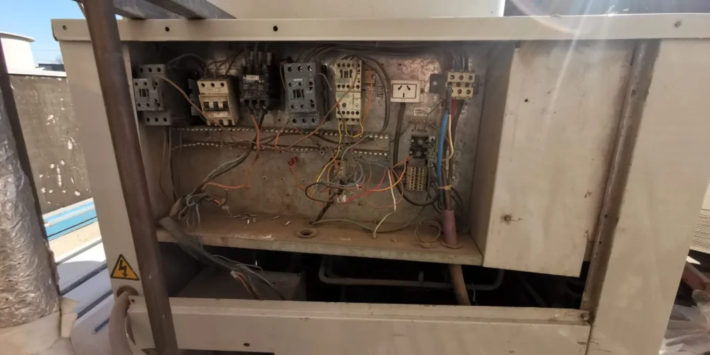tablero de control chiller